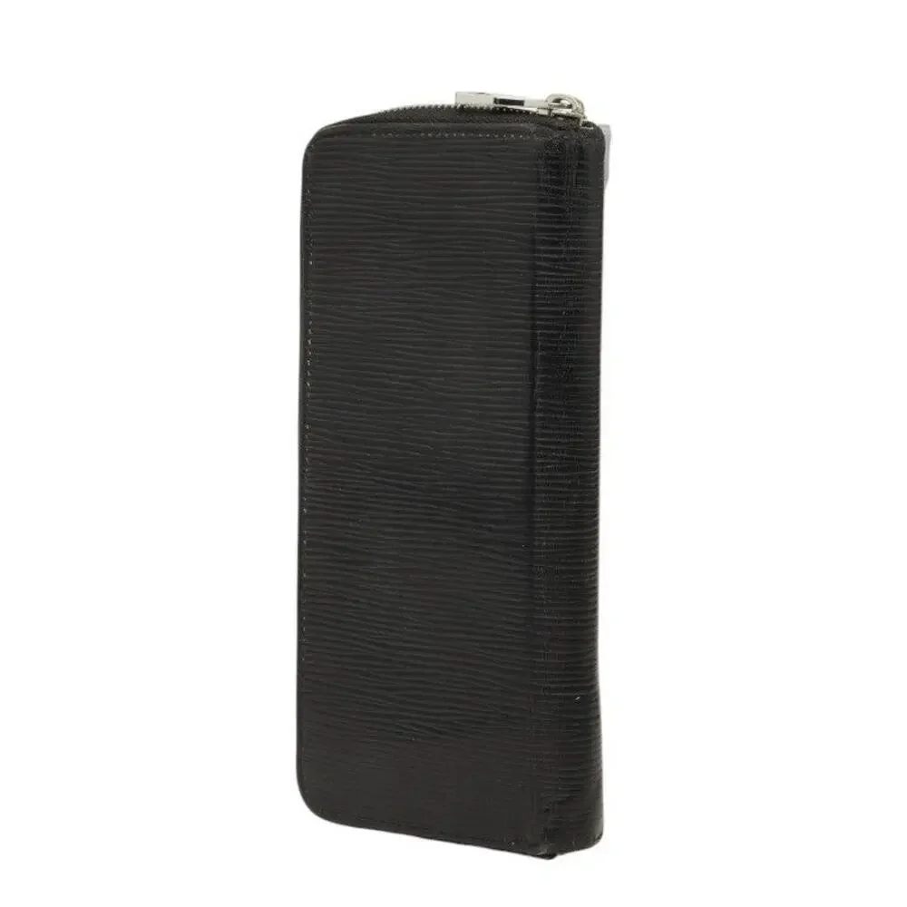 Louis Vuitton Epi Zippy Vertical Wallet Black